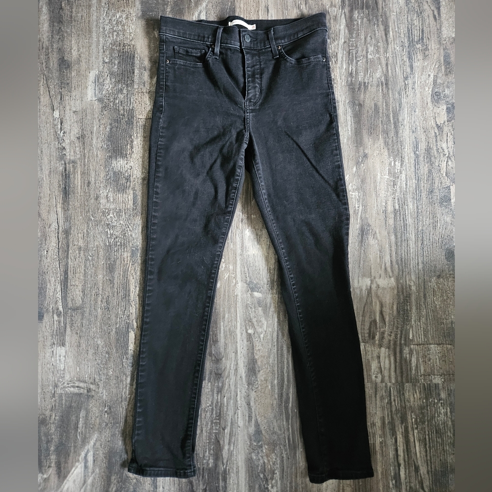 Levi's Black Denim 311 Shaping Skinny Jeans, W29 x L28